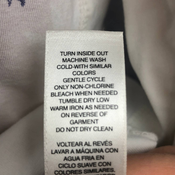 Weekends by Chico's Shirt Women 1 Medium Long Sleeve Rhinesone Floral Cotton Top - Picture 12 of 14